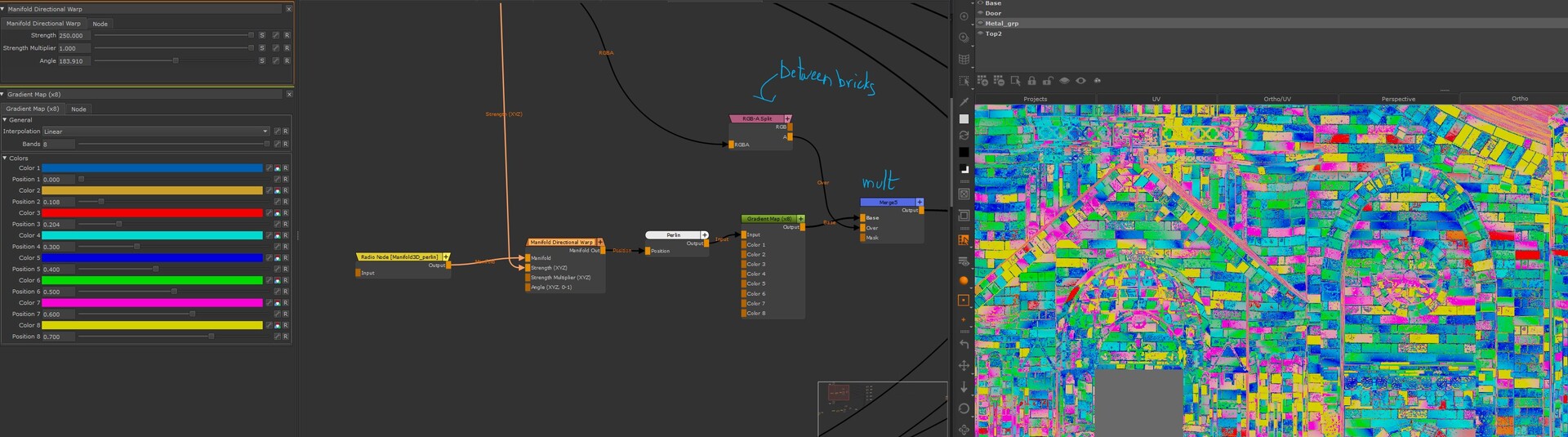A screenshot of the Mari software interface.